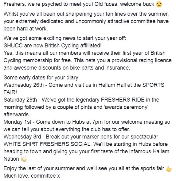 Hallam Cycling tweet media