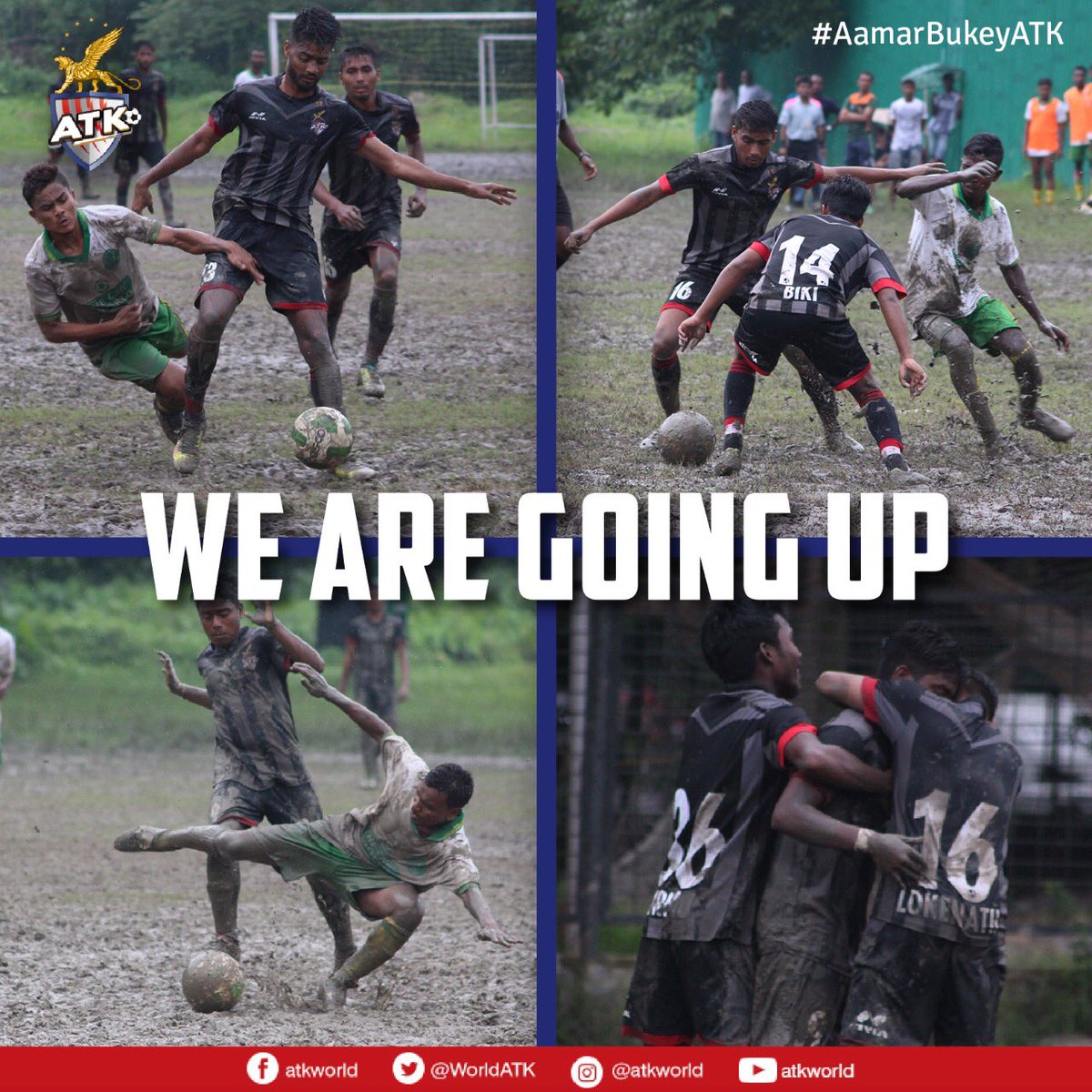 mohunbagansg's tweet image. CONFIRMED! An 11-match winning streak sees the ATK Juniors get promoted to Calcutta Football League 1st division with one match to go. 

#AamarBukeyATK #BanglaBrigade