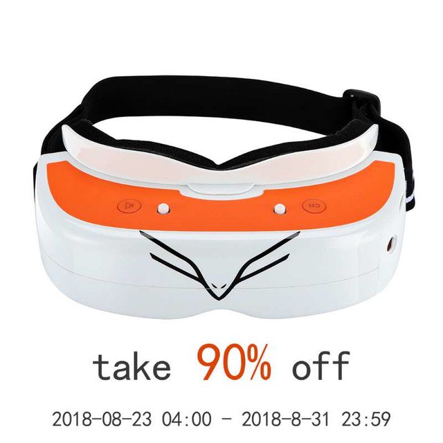 Flysight Falcon glasses are now taking 90% off discount, event start date 2018-08-23 04:00 PDT, end date 2018-8-3123:59 PDT. Buy now: uee.me/auJQY #drone #drones #fpv #fpvgoggles #fpvglasses #glasses #racegoggles #flysight