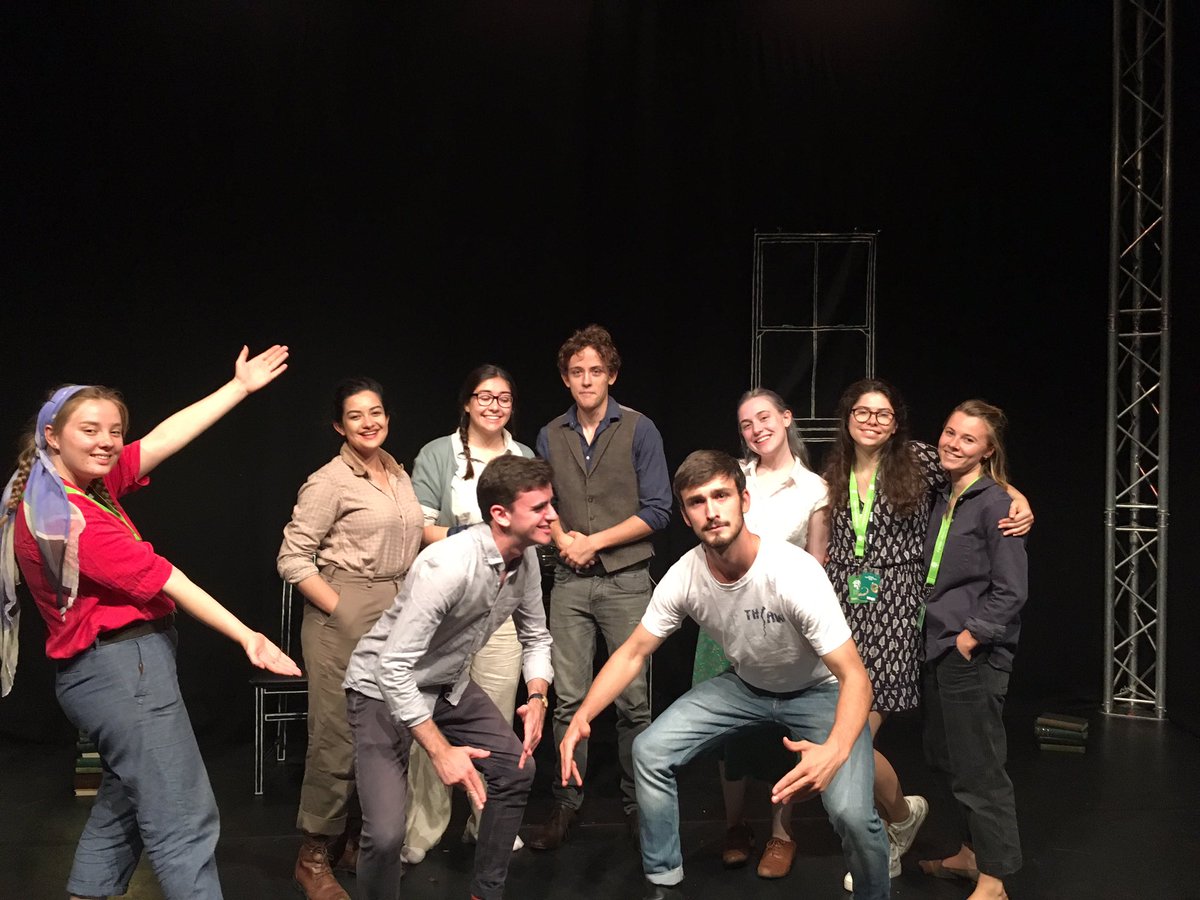 TEdfringe's tweet photo. Here's our cast and crew right before last nights performance!
Only three more days to catch Thaw- and we are back on with the 2for1 🎉

Be there or be a prune!

@GreensideVenue @edfringe #EdFringe #InToTheUnknown 

https://t.co/iFdBiyHR6W https://t.co/F4cuuW0u0T