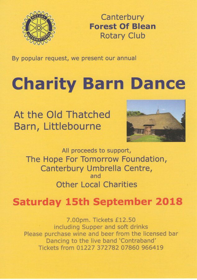 ForestBlean's tweet image. Calling all barn dancers, please support this fun evening with proceeds going to #hopefortomorrow #canterburyumbrella All details below