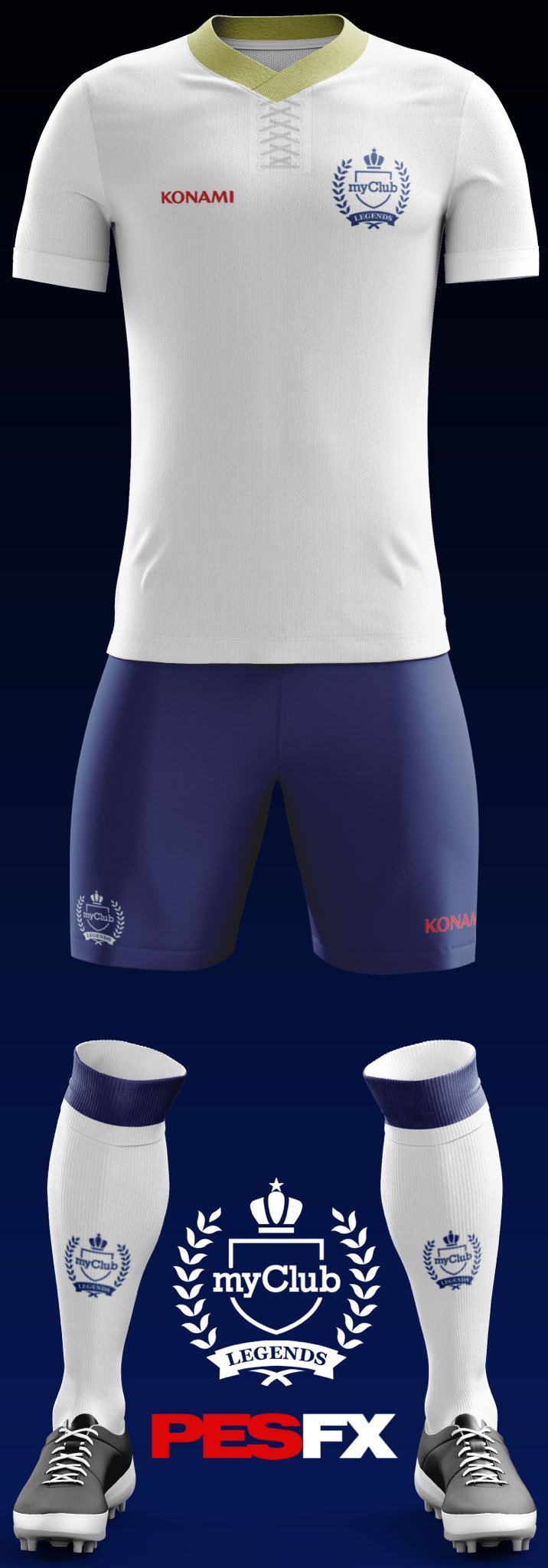 PESFX X Morning PES MyClub Legends Kit now available to download on https t zOjxSqsHto fantasykits PES2019 KONAMI MyClub https t kf09cTbU1I X