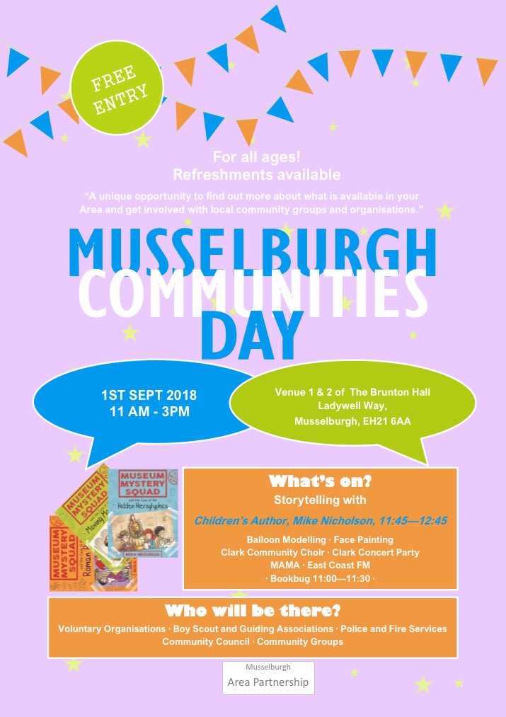 IainClark63's tweet photo. 2000 leaflets delivered to all schools in Musselburgh, Wallyford &amp; Whitecraig for a pupil post drop! Reaching out for One Community under one roof for one day!! @ELCouncil @MussFestival @bridgesproject1 @elcourier @MusselburghAP @EastLothianAP @StuBaxter1 https://t.co/rnwjJjfH1B