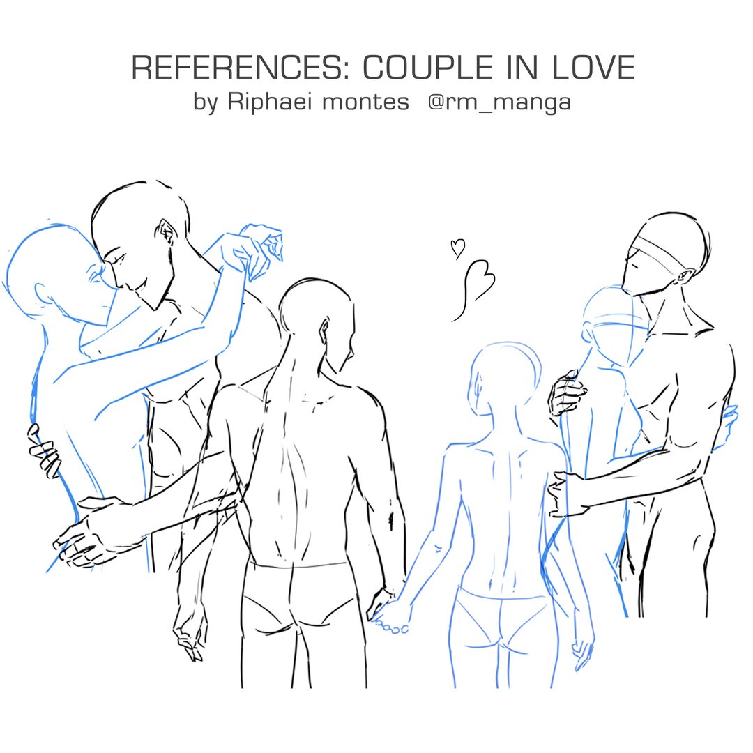 Riphaei Montes on X: [Eng/Русский] Drawing a couple in love - round 2 😀  Join to summer fun 😉 Draw something using our pose, tag us on your  picture, tape tag #rm_manga_summer2018