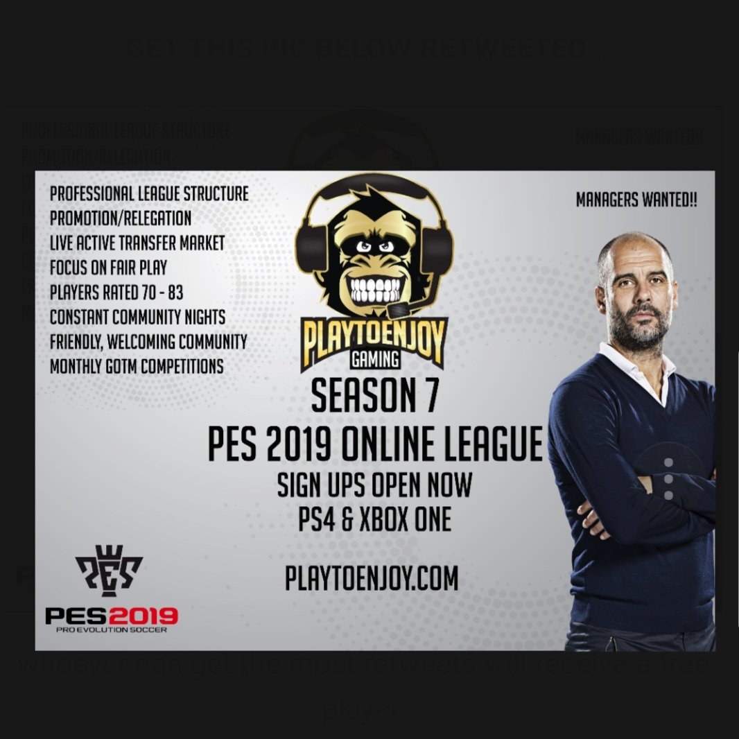 lizard_69's tweet photo. Get yourselves signed up to the best #pesonline league going #playtoenjoy is the place to be https://t.co/V4oudGm2bE