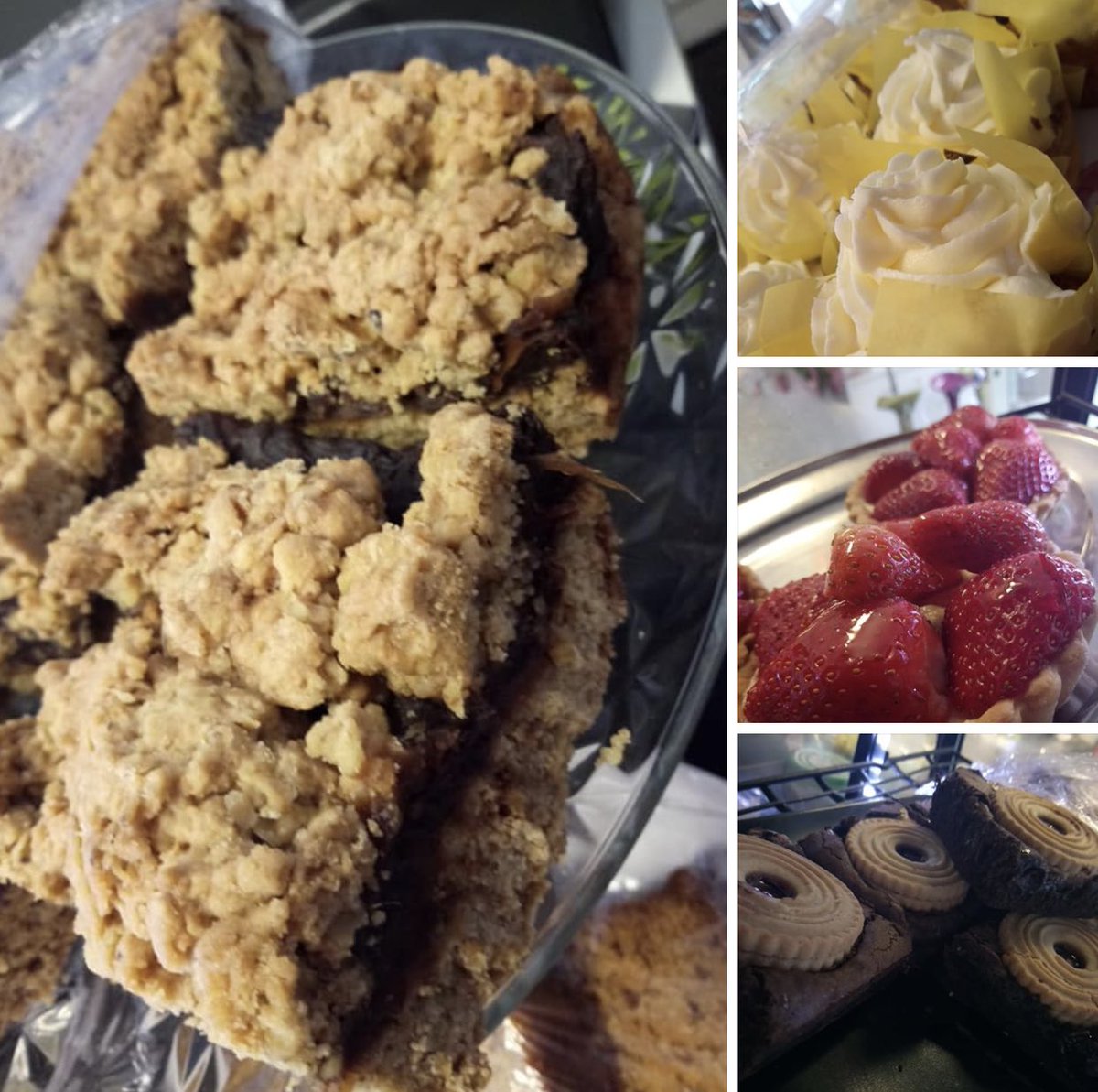 CamborneTown's tweet photo. Yummy treats at Delight 2 Bite today 😋

#CamborneOriginal #LunchLocally #MyHighStreet #ChooseCamborne #Camborne #Cornwall https://t.co/bJa2txoyJL