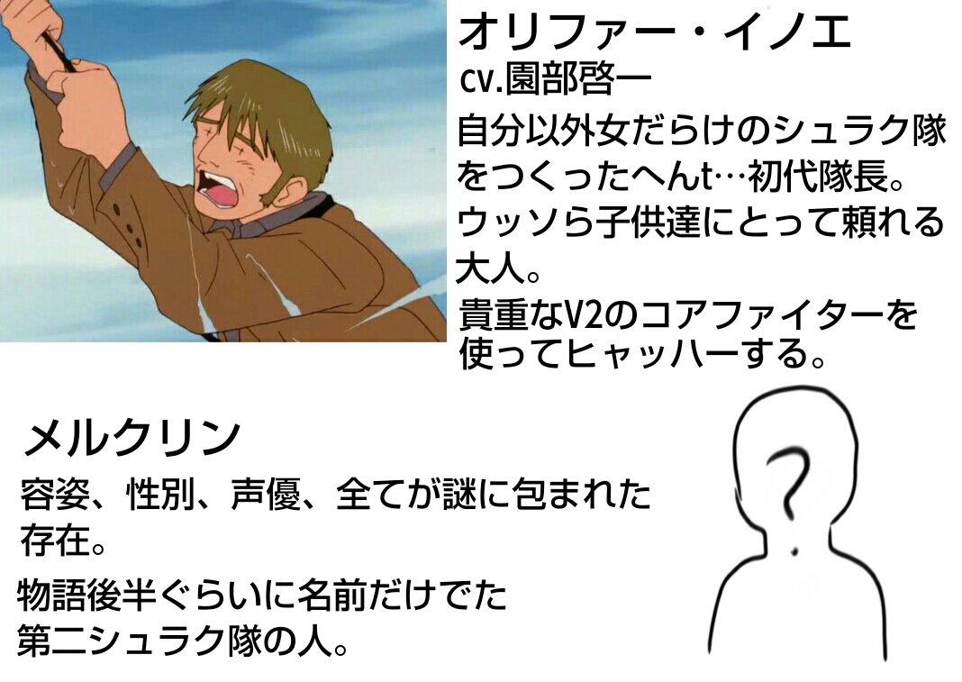 いかたろう ウッソや少年組は時折マーベット隊とでもいうような状態になっていましたけど劇中での正式な所属はどうなっていたんでしょうね シュラク隊とウッソが緊密に行動してオリファーやジュンコの指示を受けたりすることもあった気がしたし ウッソは今 いかたろう ウッソや少年組は時折マーベット隊とでもいうような状態になっていましたけど劇中での正式な所属はどうなっていたんでしょうね シュラク隊とウッソが緊密に行動してオリファーやジュンコの指示を受けたりすることもあった気がしたし ウッソは今