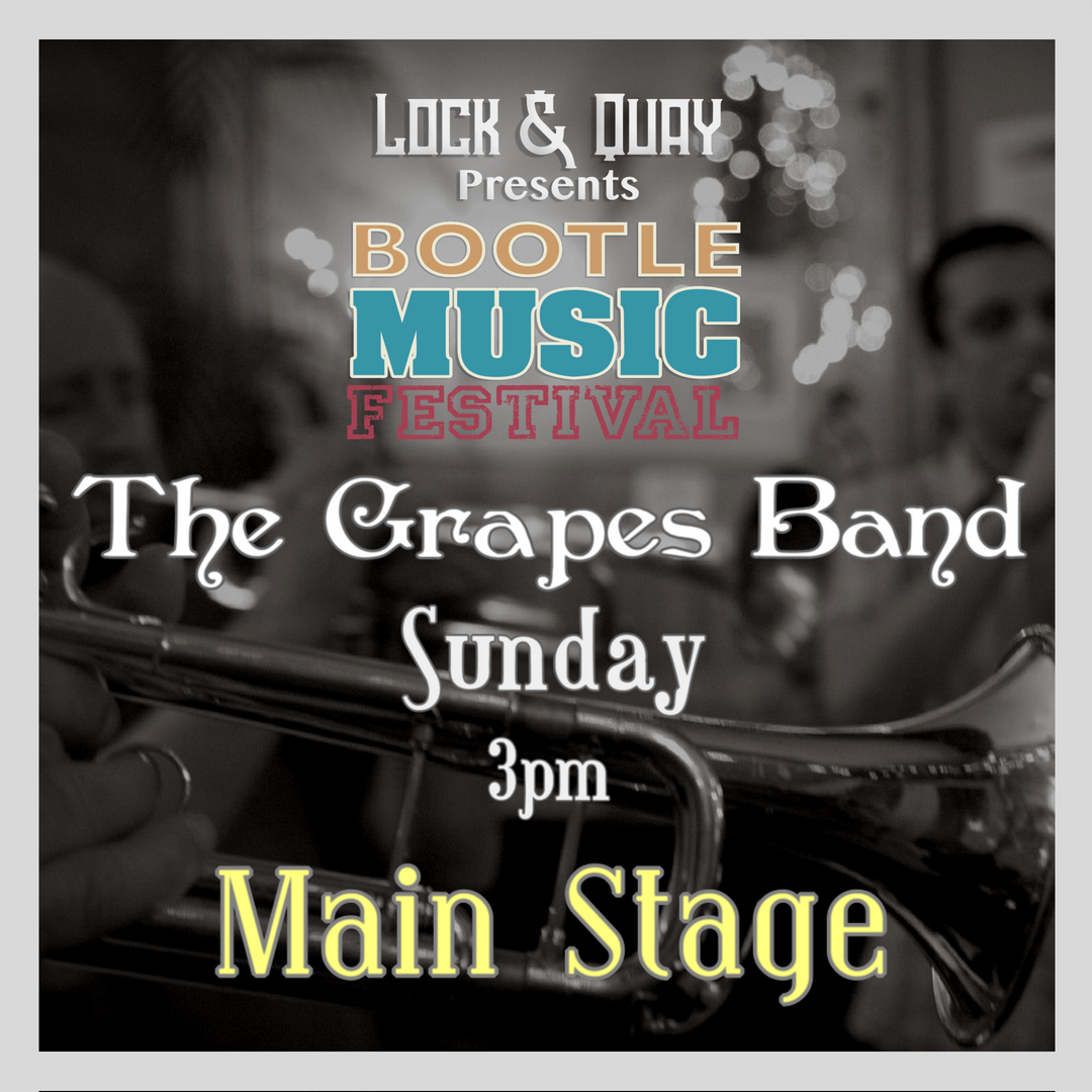 One of a boss Bootle line-up! @LiverpoolGrapes jazz band! #jazz #latino #fusion #bootlemusicfestival #BankHolidayWeekend eventbrite.co.uk/e/bootle-music… … …
