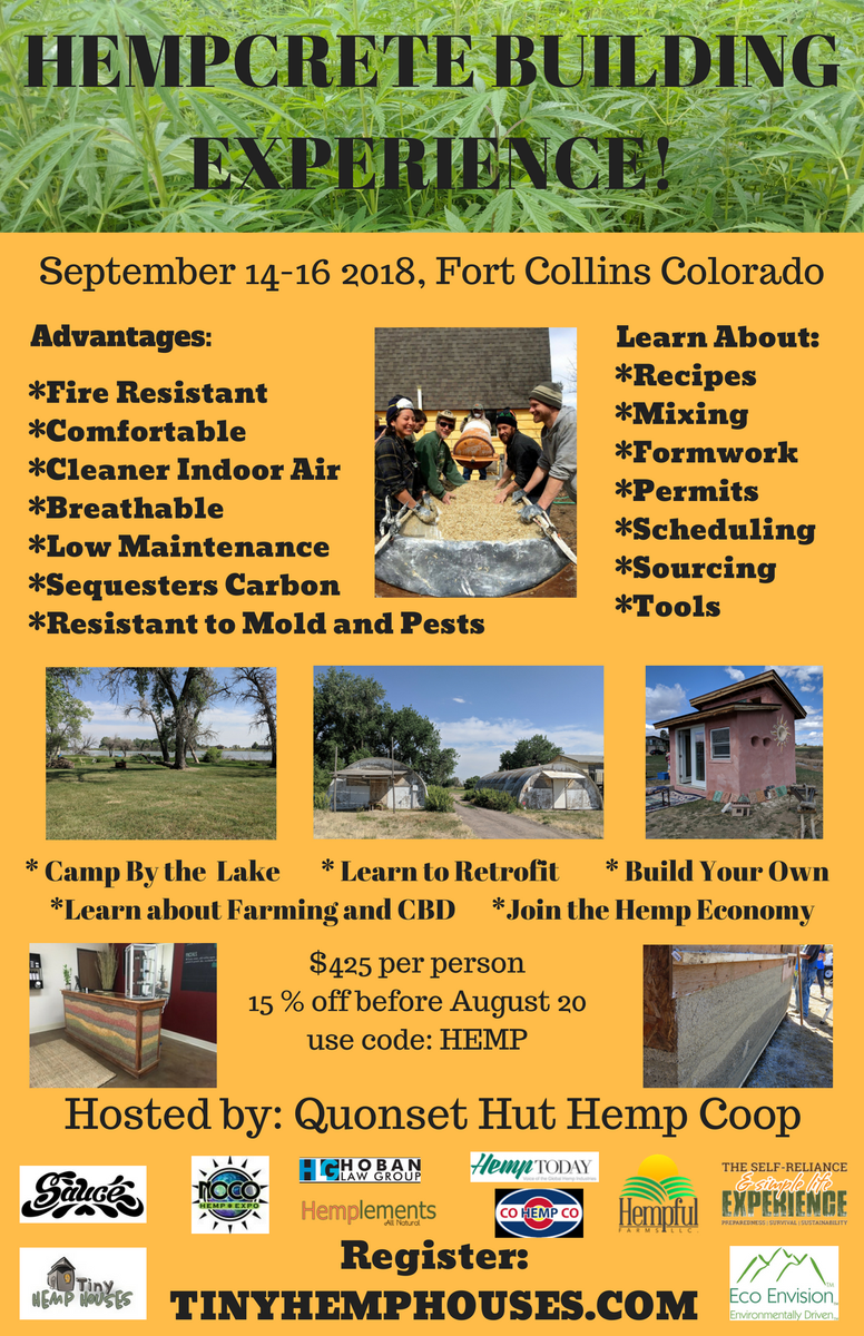 Don't miss out on Hemp Building, rustic golf, home-cooked hemp food, camping, fishing, canoeing, swimming and duck races! Who's coming? tinyhemphouses.regfox.com/hemp-building-…