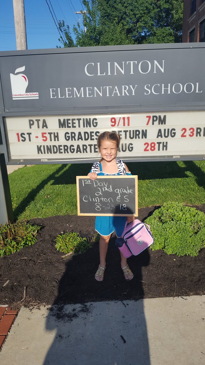 genamshelton's tweet image. First day of 2nd grade #ReadyForSuccess #FirstDayCCS