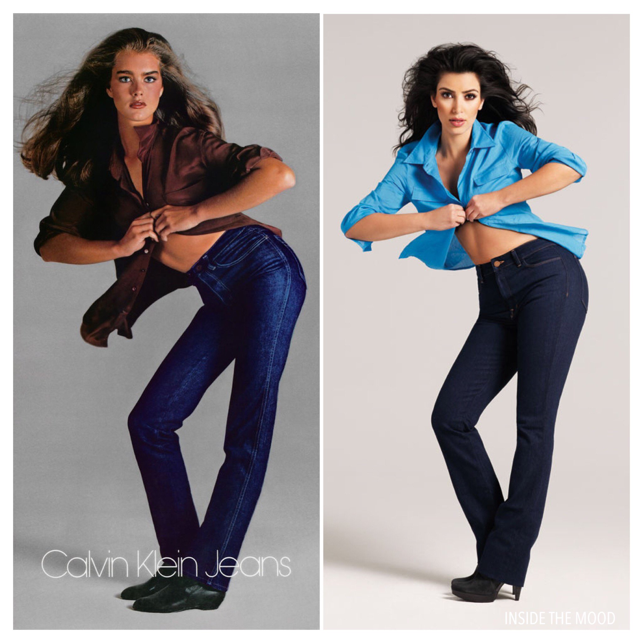 Brooke Shields Calvin Klein Jeans Ad 1980 Clearance, SAVE 59%.