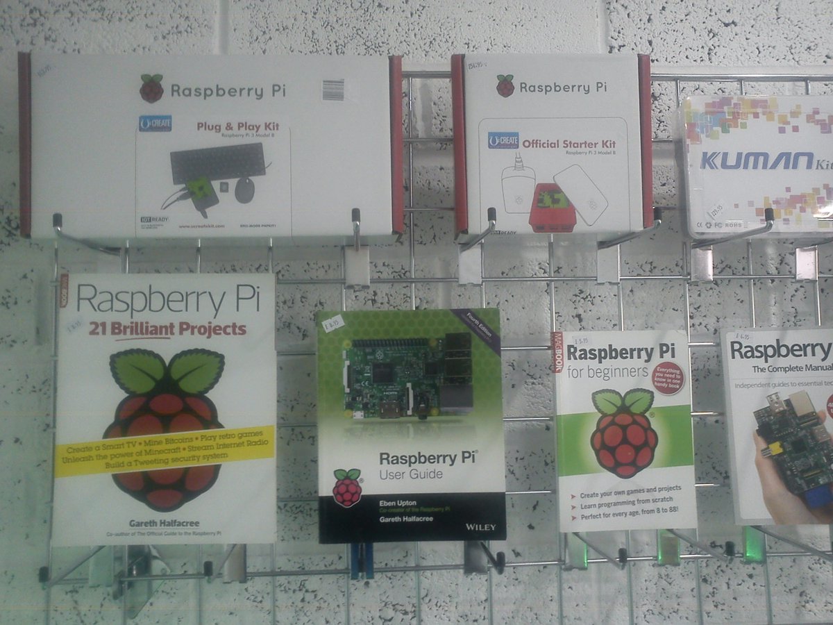 jpccomputers's tweet photo. @TarletonTech we are now your local stockists for @Raspberry_Pi computers, books and kits! https://t.co/q9G4E4WqzV