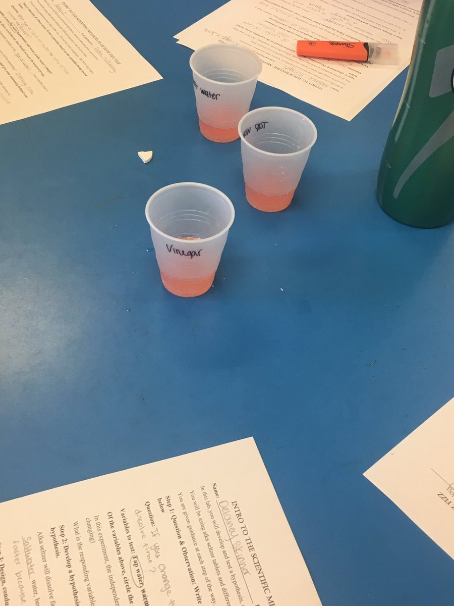 Plop Plop Fizz Fizz is the trend for the day! #FalconsInFlight #knowledgethroughexperience #science