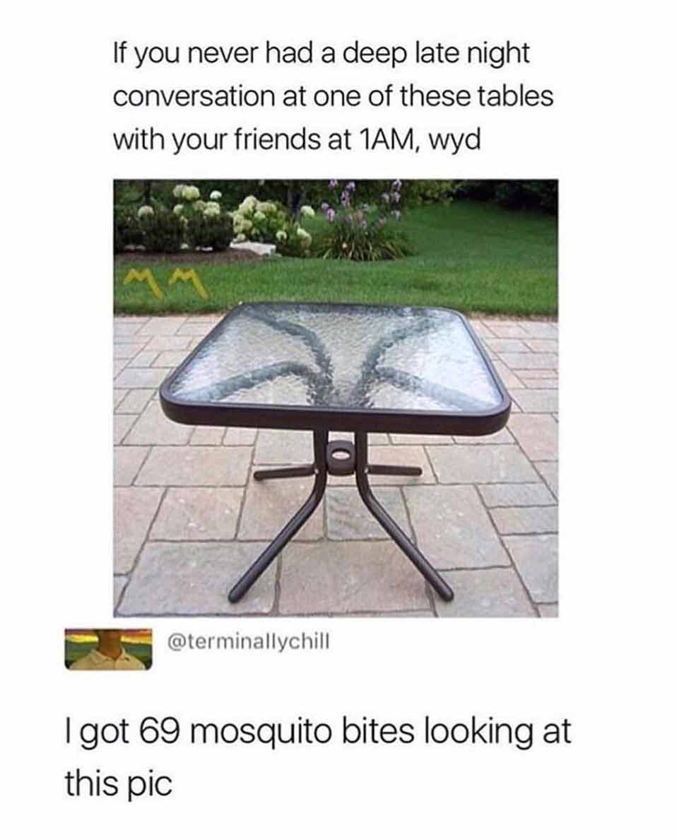 MensHumor's tweet photo. Where is all the empty cans and full ashtrays... https://t.co/UeYWZvObZx
