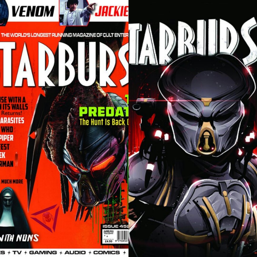 PredatorCollect's tweet image. Since everyone has started to collect the @empiremagazine covers. Here is some @STARBURST_MAG covers for @predatormovie make sure you grab these as well on their website. #ThePredator #Predator2018 #Predator4 #predator