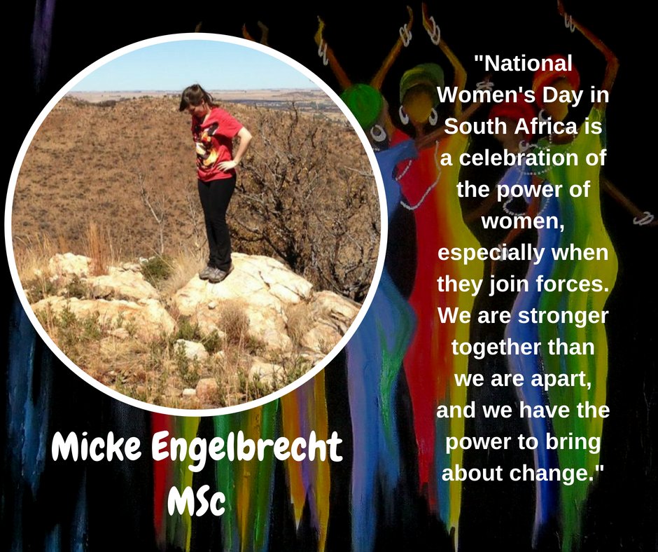 GenusPalaeo's tweet photo. Meet MSc graduate Micke Engelbrecht from @ESI_FossilLab! Micke studied the taphonomic and taxonomic analysis of Plio-Pleistocene aged fossils from Gondolin cave in Broederstroom.
#WomenOfPalaeo #SheFoundFossils #WomenInSTEM #womensmonth2018 https://t.co/YZMvzTwsaD