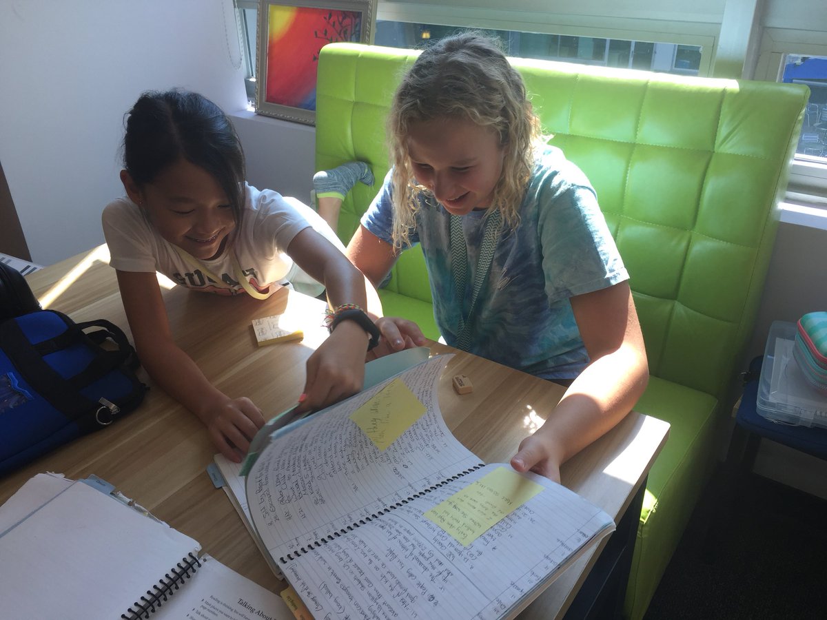 KristaMcGowan14's tweet image. Today we explored #writersnotebooks from previous 6th graders to glean how to organize and what goes into our own writer’s notebooks. #tcrwp #learnisb #inquiry #writing #workshop