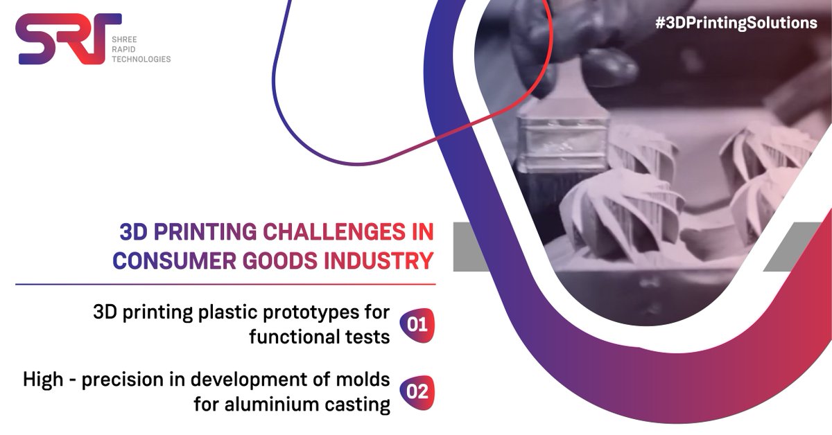 ShreeRapidTech's tweet image. Take on Selective Laser Sintering (SLS) technology for high output, excellent thermal stability and an elevated level of precision for your prototypes and functional parts.
#3DPrintingSolutions #3DPrinting #SLS #AluminiumCasting