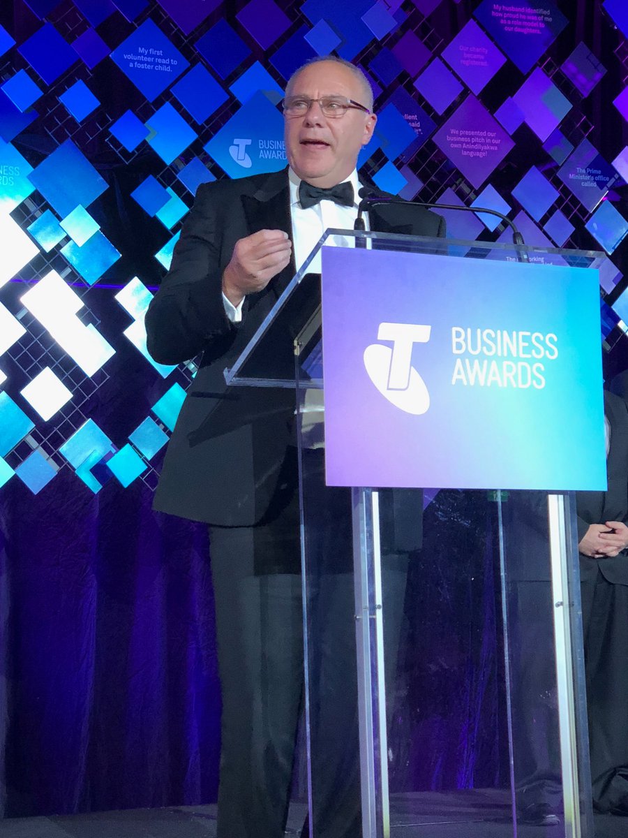 jeznicholas's tweet photo. Booktopia! Awesome winner of  NSW medium and making waves category. #telstrabizawards https://t.co/0tAYRdHGEn