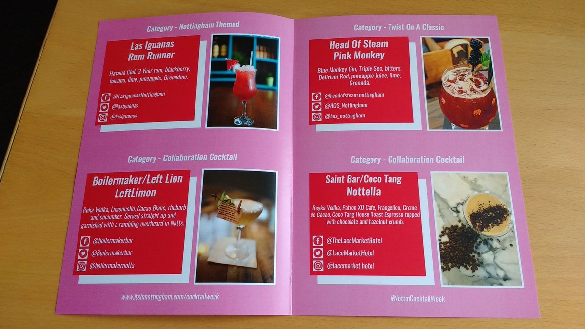 DianneGeminiPR's tweet image. Some cocktails bloggers sampled ahead of @itsinnottingham #NottmCocktailWeek happening across the city 3 - 9 September