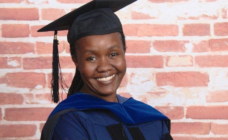 allafrica's tweet photo. Meet Kenya's Fridah Mokaya - University of Connecticut's First Black Female Nuclear Physics Phd Graduate: https://t.co/s6DNiMjYvx #Kenya https://t.co/BFxmdx4eoS