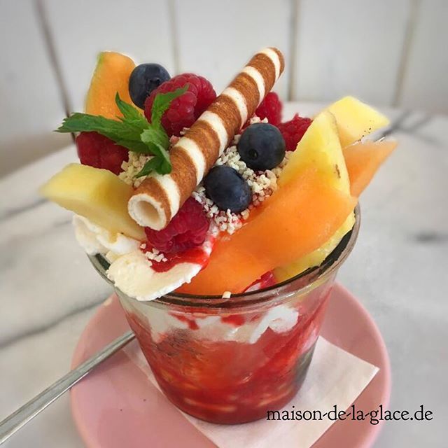 Maison De La Glace Der Fruchtetraum Langen Oberlinden Cafefrancais Eiscafe Eisbecher