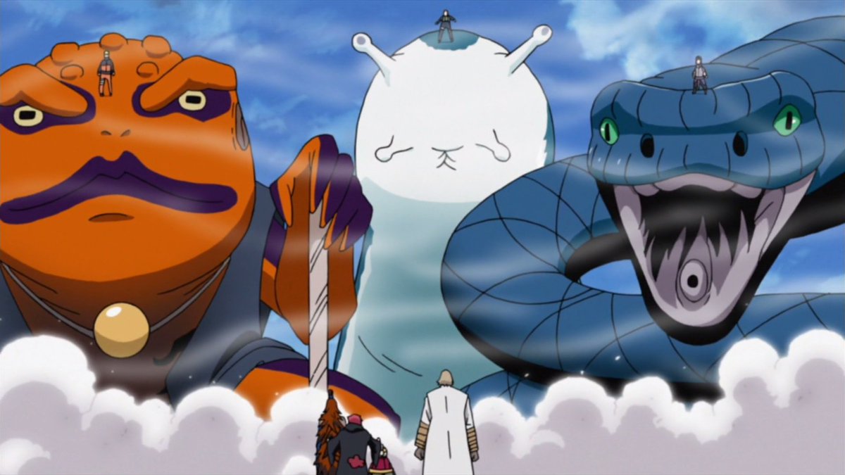 NarutoExplained @04_sage @RasenRendanX @EternalHokageYT Facts. She summoned  katsuyu full form during the TGNW, with naruto and sasuke. She then  distributed katsuyu; allowing everyone to regain their chakra. That  particular scene was meant, image size:1200x675