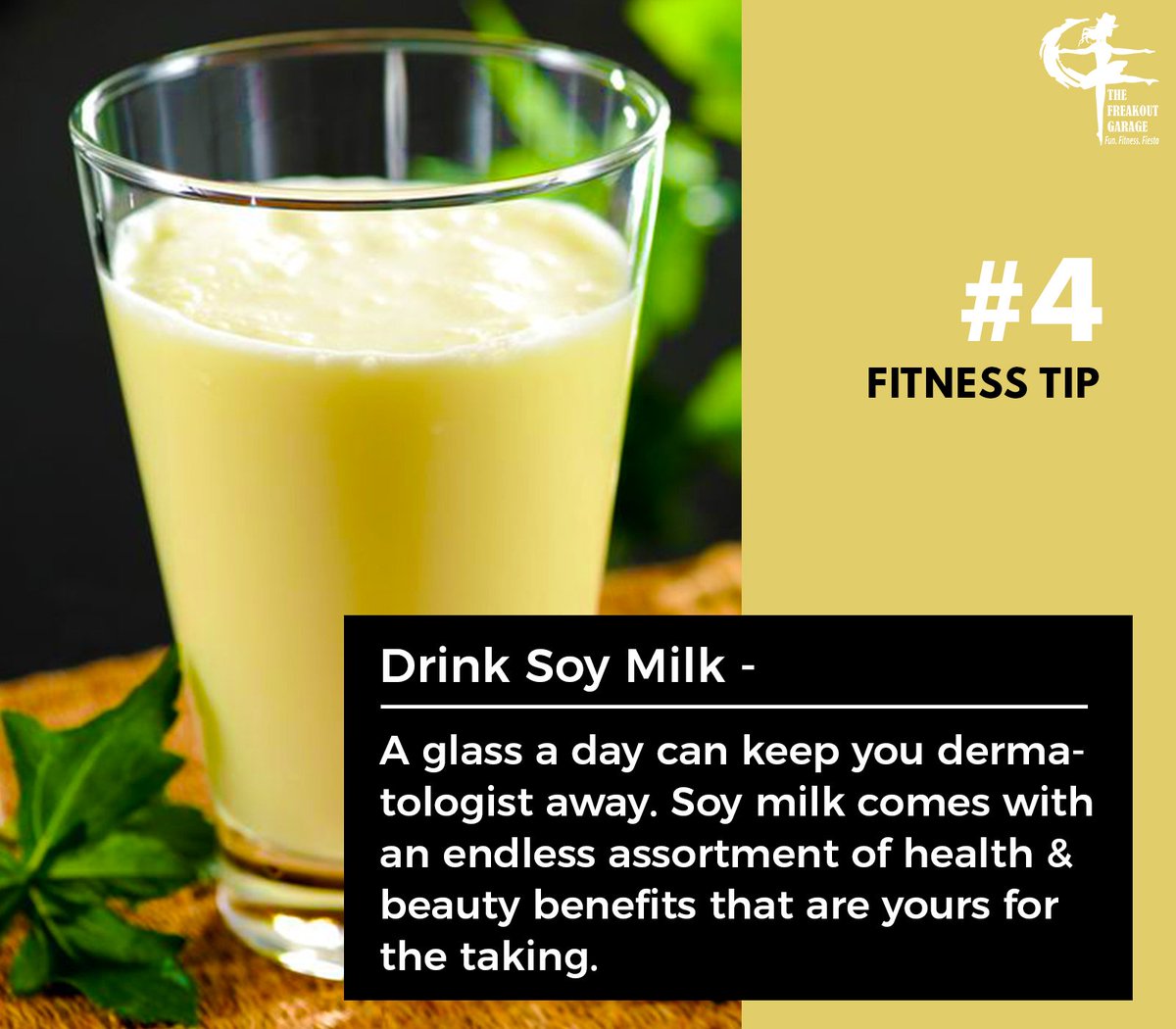 So(y) Milk is the way to go!

#diet #eatclean #eathealthy #organic #organicfood #foodforsoul #goodfood #fitness #fitfood #healthychoices #fit #noexcuses #motivation #balanceddiet #eatgood #foodmatters #balancedmeal #whatsonmyplate #eatwellfeelwell #TheFreakoutGarage