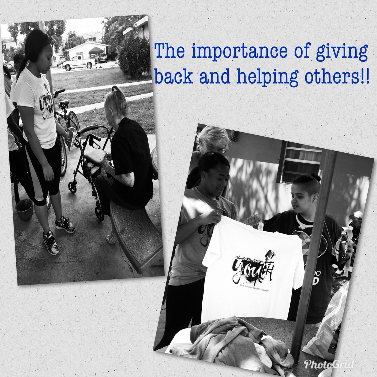 FASYINC's tweet photo. Good morning! 
Remember to give back and help others.....
#floridaallstaryouth
#FASY
#youthmatters
#helpingothers
#givingback
#touchinglives
#onedayatatime https://t.co/7OGLOQeNqi