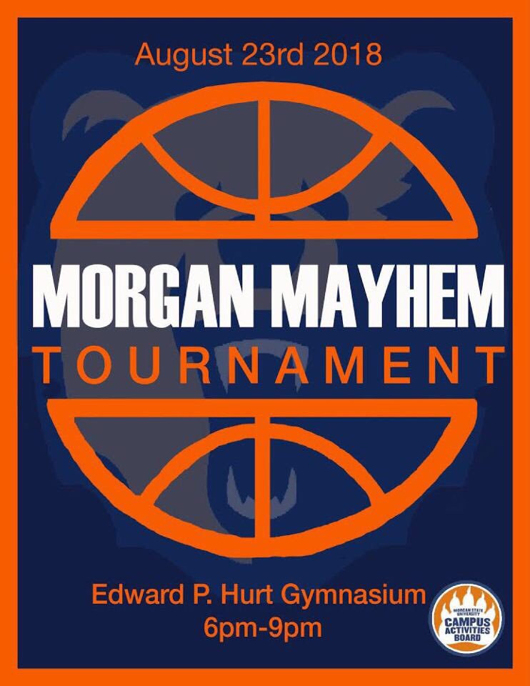 MorganStateCAB's tweet photo. They Playing Basketball .. We Love That Basketball πΆ
Today, In Hurts Gymnasium
@ 6:00PM - 9:00PM
Tell A Friend To Tell A Friend To Make Sure They Are In The Area August 23rd, 2018 @ 6:00PM
#MSU22 #MSU21 #MSU20 #MSU19 #B2SW2k18 #BasketBall #MorganMayhem #BallIsLIFE https://t.co/hljNEhxRu8