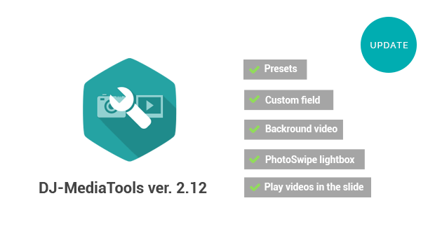 DJExtensions's tweet photo. Play #videos directly in the slide, use presets and new #Photoswipe lightbox with the latest DJ-MediaTools / #gallery and #slideshow πΌοΈ #extension for #Joomla 2.12.0 version π
Weβve introduced 22 new #features and 7 fixes π
π https://t.co/eswwzzYXac https://t.co/kTnaT4Podv