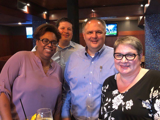 MThompsonCB's tweet image. I really enjoyed my trip to our @CherryBekaert Atlanta office - We packed a lot in - Management Team/ Shared Services meeting, Reception with Mgrs/Sr Mgrs and Admin, Coffee Talk with Seniors and Staff and a Partner Happy Hour.  Such a great time! #CEOontheGo #OneFirm #ThankYou
