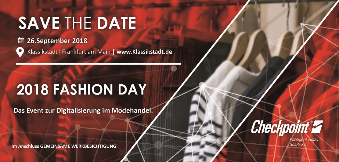 Der Herbst wird heiß:  Zwischen schneidigen Schlitten präsentiert Checkpoint DAS Event zur #Digitalisierung im #Modehandel.  Insights, Impulse und Innovationen für Ihr Geschäft -vermittelt von hochkarätigen Speakern. Save the Date: Fashion Day am 26.09.2018 in #Frankfurt am Main.