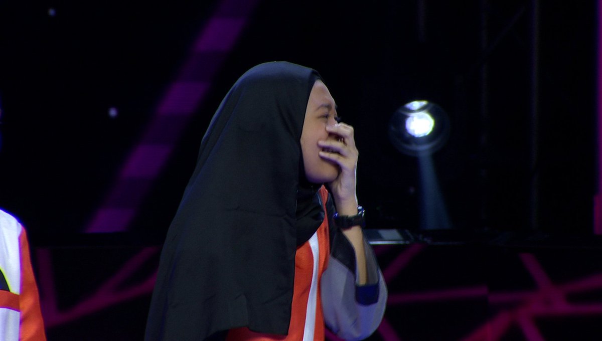 TheVoiceKidsGTV's tweet photo. Selamat Naura, kamu berhasil mewakili Team Coach @agnezmo lolos ke babak berikutnya! Mana suaranya pendukung Naura asal #acehtengah ??? #TVKI3GTV @OfficialGTVID #BattleRound1 https://t.co/xDdJRmSOzH