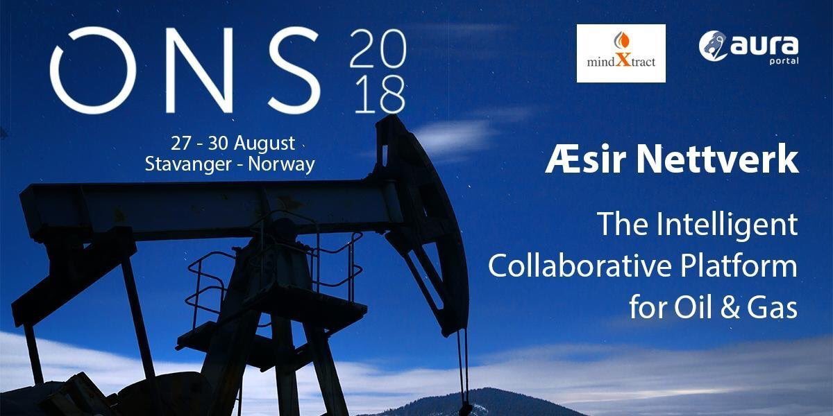 MindXtract's tweet photo. We are only a few days away from #ONS2018 in Stavanger!
MindXtract will be launching Æsir Nettverk- the first Intelligent Collaborative Platform for Oil & Gas.
#IntelligentOilandGas #MindXtract #AuraPortal #FourICT #Collaboration #Stavanger #ÆsirNettverk https://t.co/Jr5MsAwYyD