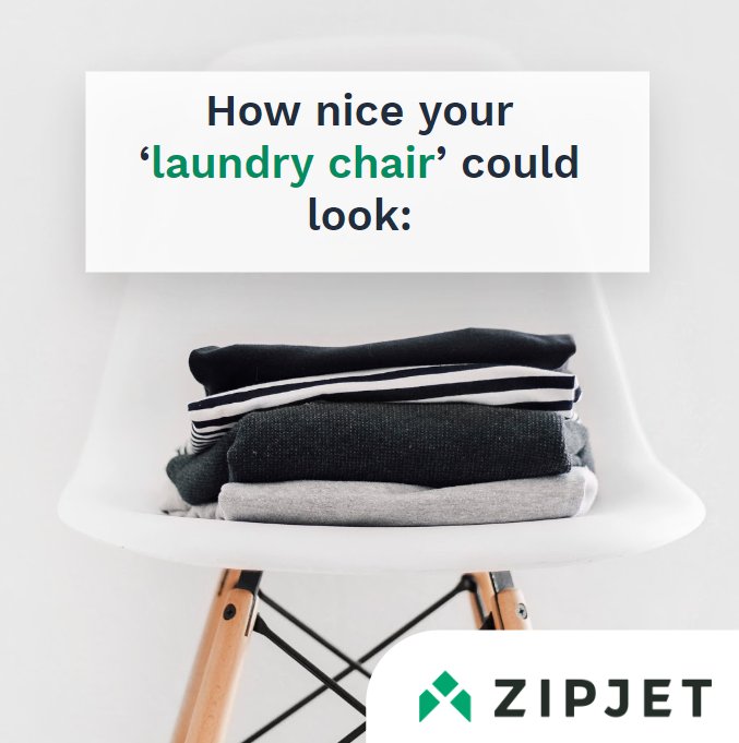 ZipjetUK's tweet photo. Just think about it, guys: Say 'no' to dirty-laundry-chairs, say 'yes' to #Zipjet. #ThursdayThoughts #thiscouldbeusbutyouplayin https://t.co/vPWm5bYajM