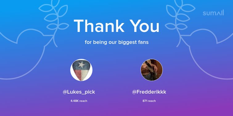 RecordPicks's tweet image. Our biggest fans this week: @Lukes_pick, @Fredderikkk. Thank you! via sumall.com/thankyou?utm_s…