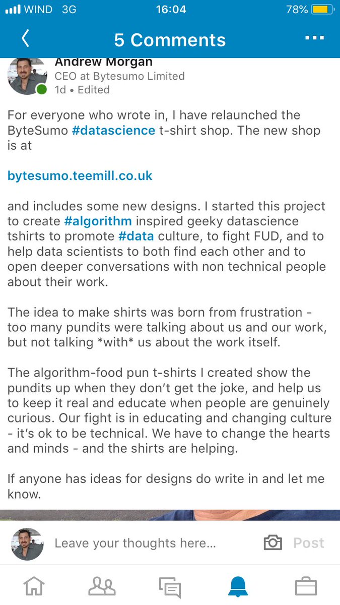 DataScienceTees's tweet image. It’s ok to be technical. A lot of response to my announcement about reopening the #DataScience #tshirt shop. #ai Read about the mission. If you like it RT.