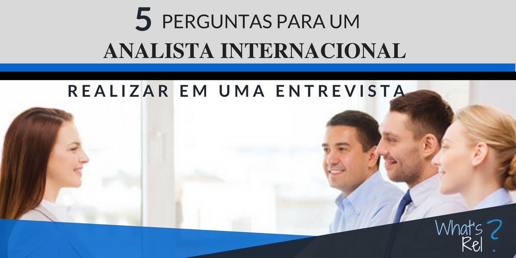 whatsrel's tweet photo. Sabe aquele momento da entrevista em que o recrutador te dá a oportunidade de tirar dúvidas e realizar perguntas? Confira agora 5 perguntas para um analista internacional realizar em uma entrevista. Acesse: https://t.co/1wABO8hVRV
#whatsrel #relacoesinternacionais #entrevista https://t.co/uxB5dCvssa