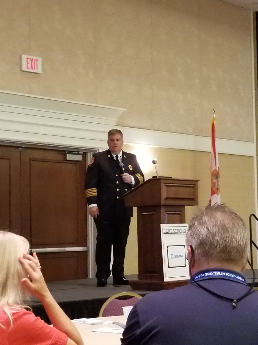 leiniemom's tweet photo. Opening session of CERT National Conference #CertStrong2018 #R6Prepares  #NBCERT https://t.co/lqZLT1kISl