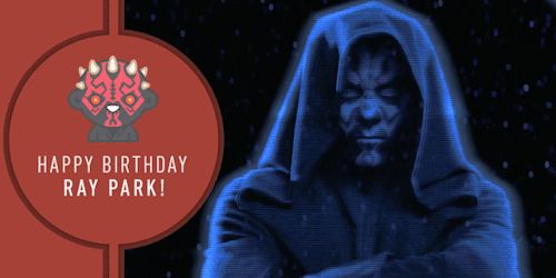 At last we will reveal our happy birthday wishes to Ray Park! 