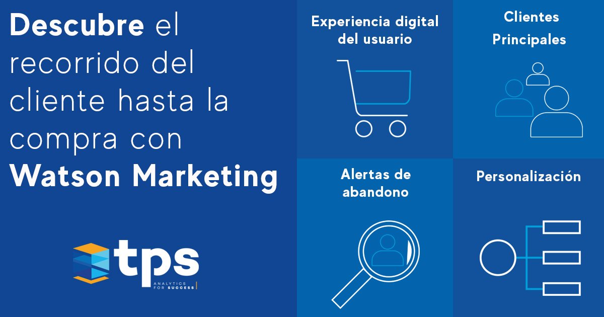 TECPS's tweet image. Automatizar tu #MarketingDigital puede hacerte generar mayores ganancias. Descubre cómo👇

#TECPS #Analytics4Success #WatsonMarketing #ThursdayThoughts #FelizJueves