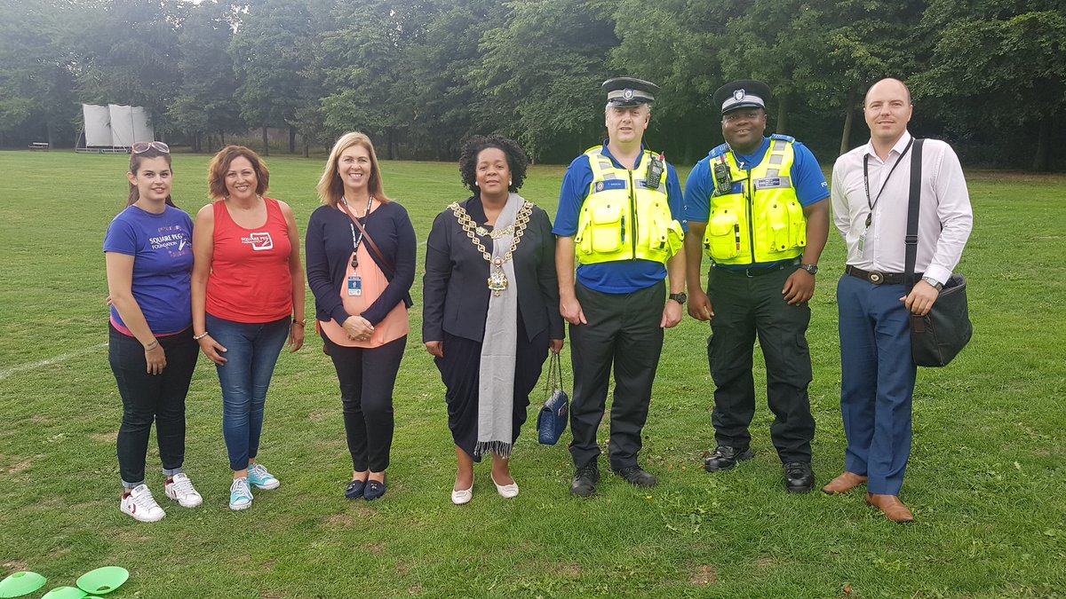 BrumPartnership's tweet photo. Community Engagement day with The Square Peg Foundation at Aston Hall
With the Lord Mayor of Birmingham.
#yvonnemosquito
#squarepegfoundation
#astonhall
@LadywoodWMP 
@CSuptLongWMP https://t.co/QEJjPmIZ3h