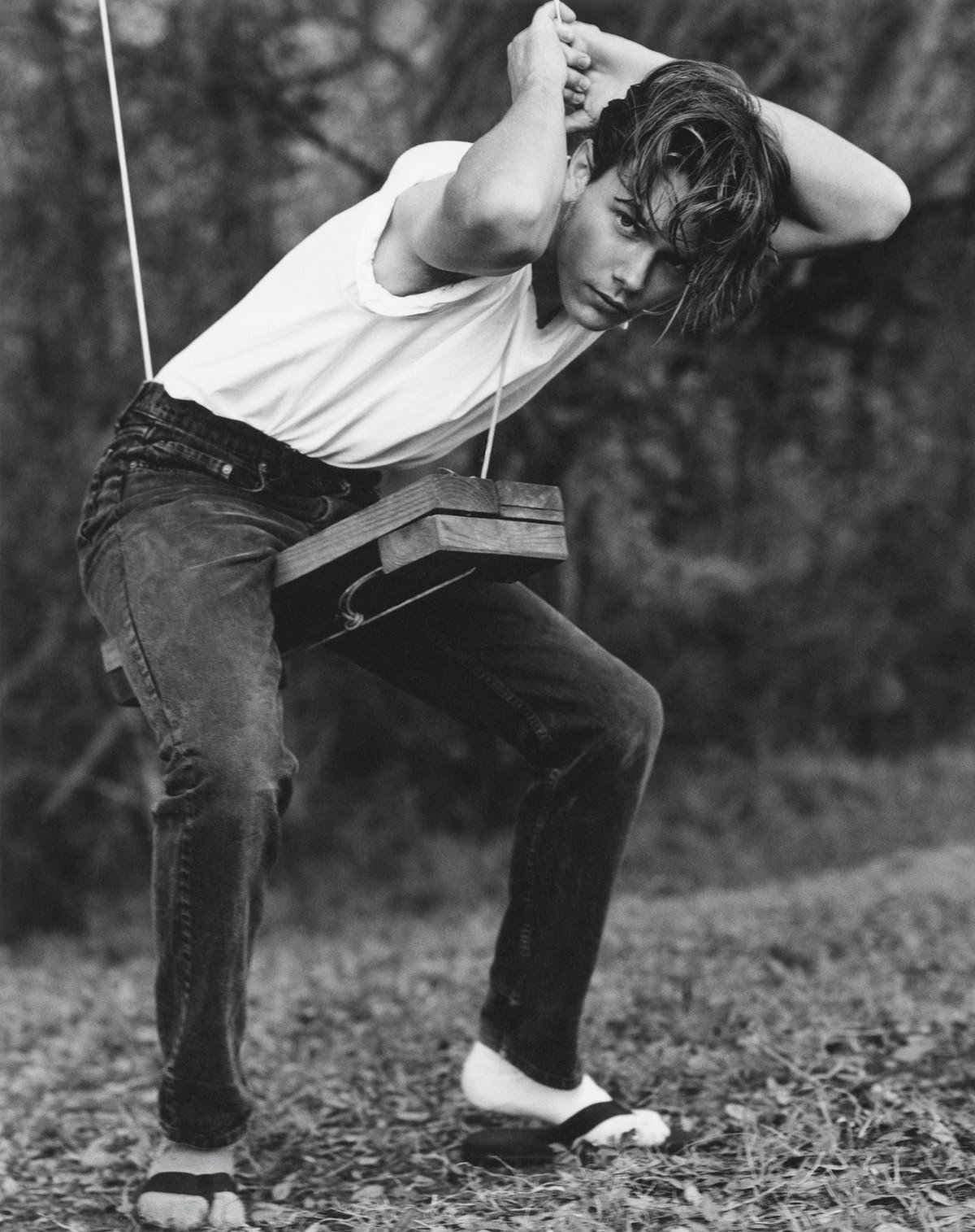Forever my favourite photo of this angel  happy birthday river phoenix 