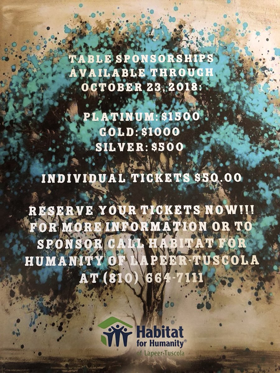 Habitat For Humanity of LapeerTuscola (HFHLT) Twitter