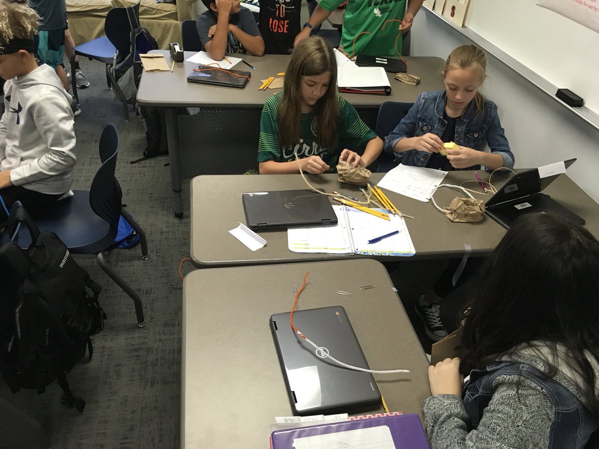 mickiedozier's tweet photo. Our first design challenge! #gmsstem #ourhousegms https://t.co/8r9j07gxbI