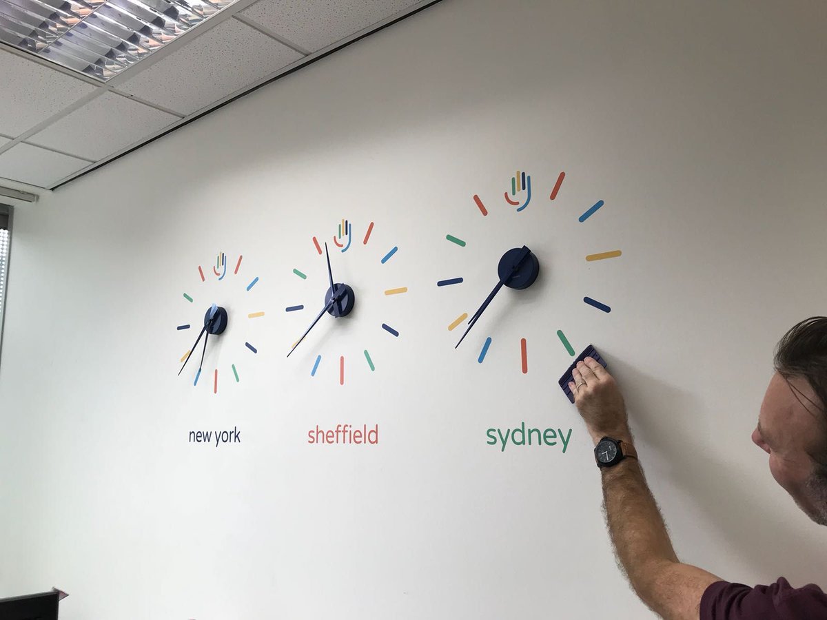 Tribepad's tweet photo. Big thanks to @ModernCreatives for installing our new graphics in the offices!
We're super pleased with them and look forward to working with you on future projects.
#sheffieldissuper #TribePad https://t.co/dI25p1VIUy