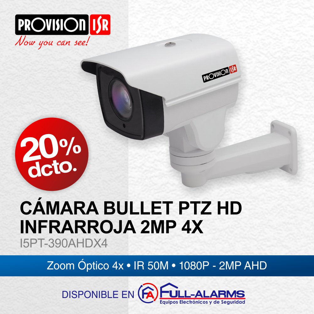 FullAlarms's tweet photo. ¡Aprovecha esta oferta! Contacta a nuestros ejecutivos de ventas y pregunta por cualquiera de estos productos de la marca #ProvisionISR llamando al (56 2) 2664 2068. #CCTV #Chile #CCTVChile #Seguridad #Proteccion https://t.co/I3QCKCZ4Mx