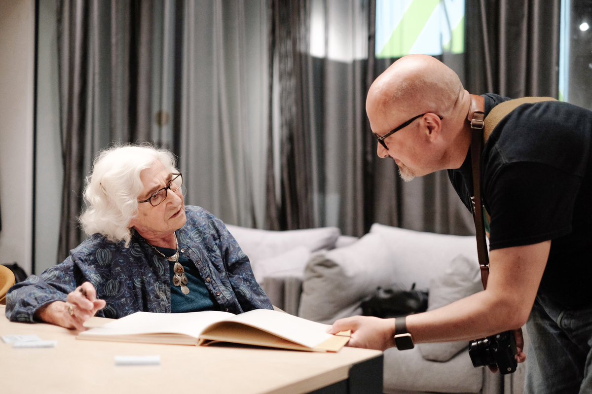 NickTurpin's tweet photo. The other highlight of the last week was seeing 94yr old Dorothy Bohm in the front row watching my film about her life being projected. I saw quite a lot of the hardy street photographers with ‘a bit of dust in their eye’ when the lights came up > https://t.co/RhDW7GpEF2 https://t.co/N5oVe44i0b
