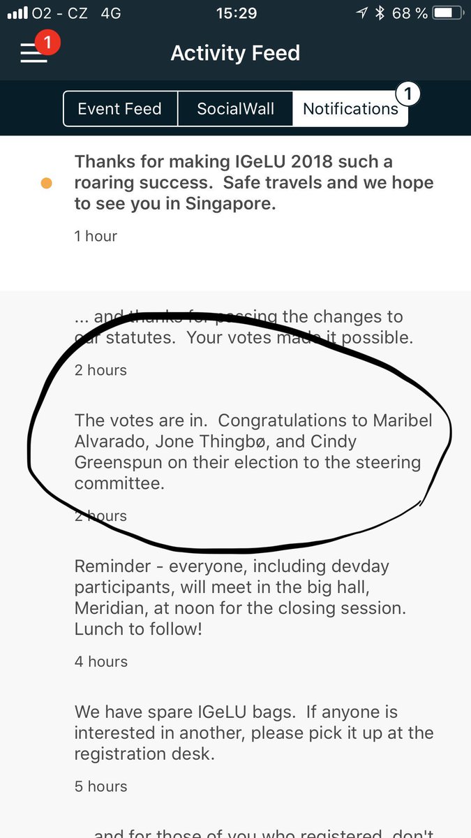 ThingbJone's tweet photo. #IGeLU2028 Thanks to you who voted for me 👏. Im happy to be part of the Steering Committee. https://t.co/hvu3uRNZGg